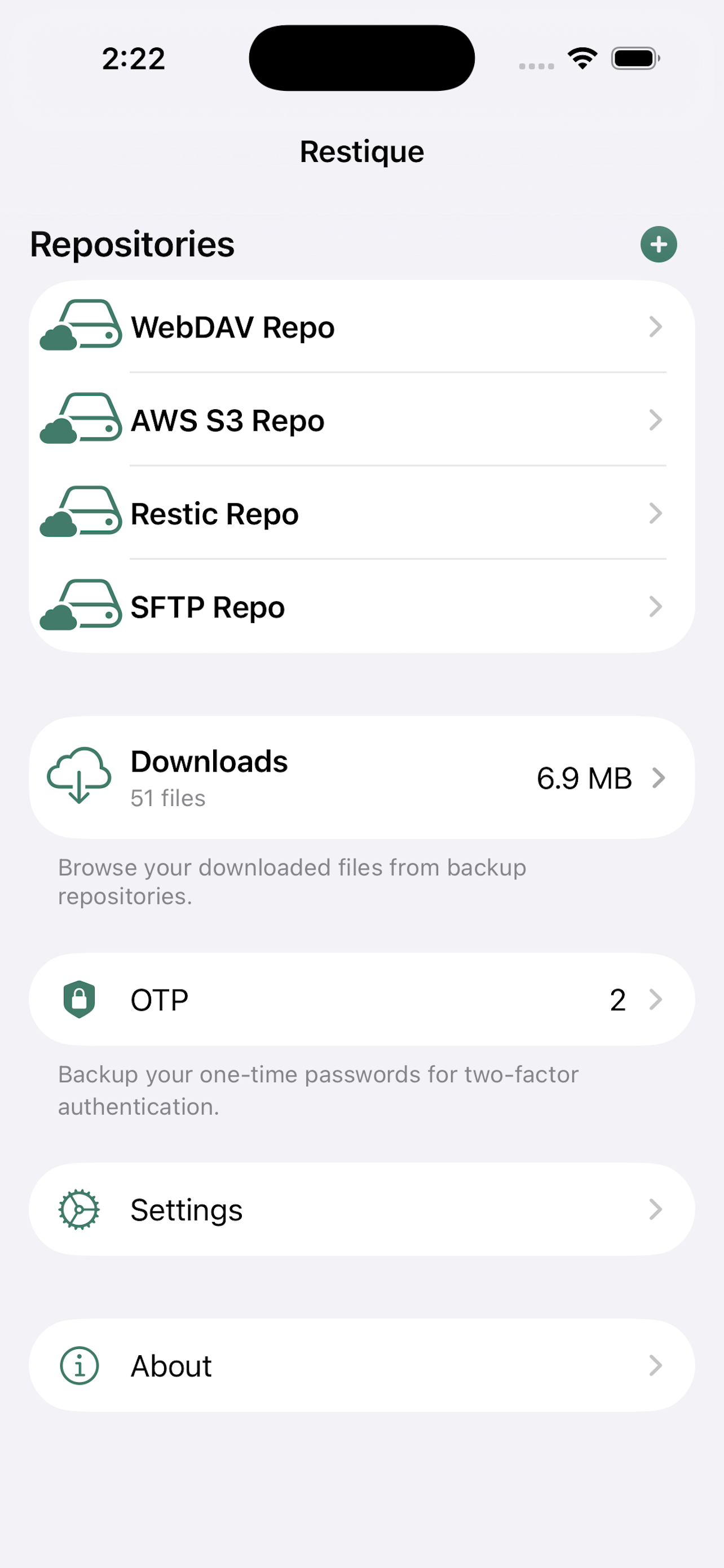 Restique App Screenshot